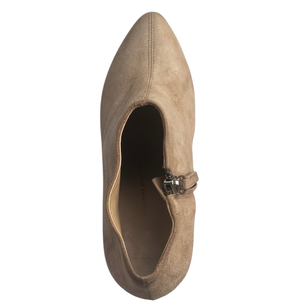 Giuseppe Zanotti Cindy Suede Leather Ankle Bootie Beige Taupe Stiletto Heel US 6 - Picture 15 of 17